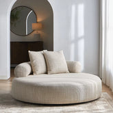 Snug Haven: 2-Seater Fabric Sofa