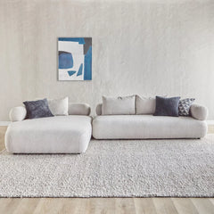 Stylish Comfort 4-Seater Fabric Left Corner Sofa