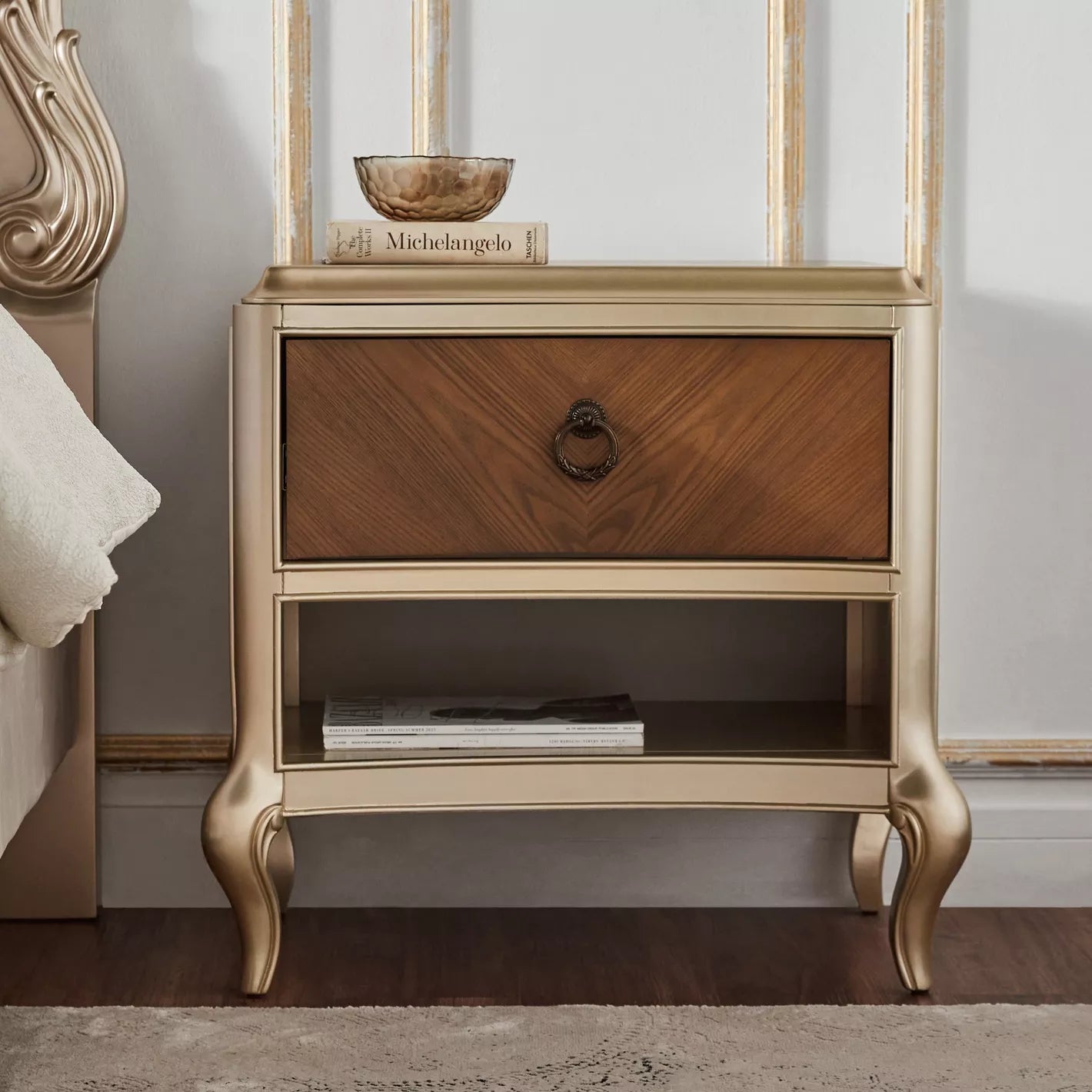 Pharaoh's Rest The Egyptian Solid Wood Bed