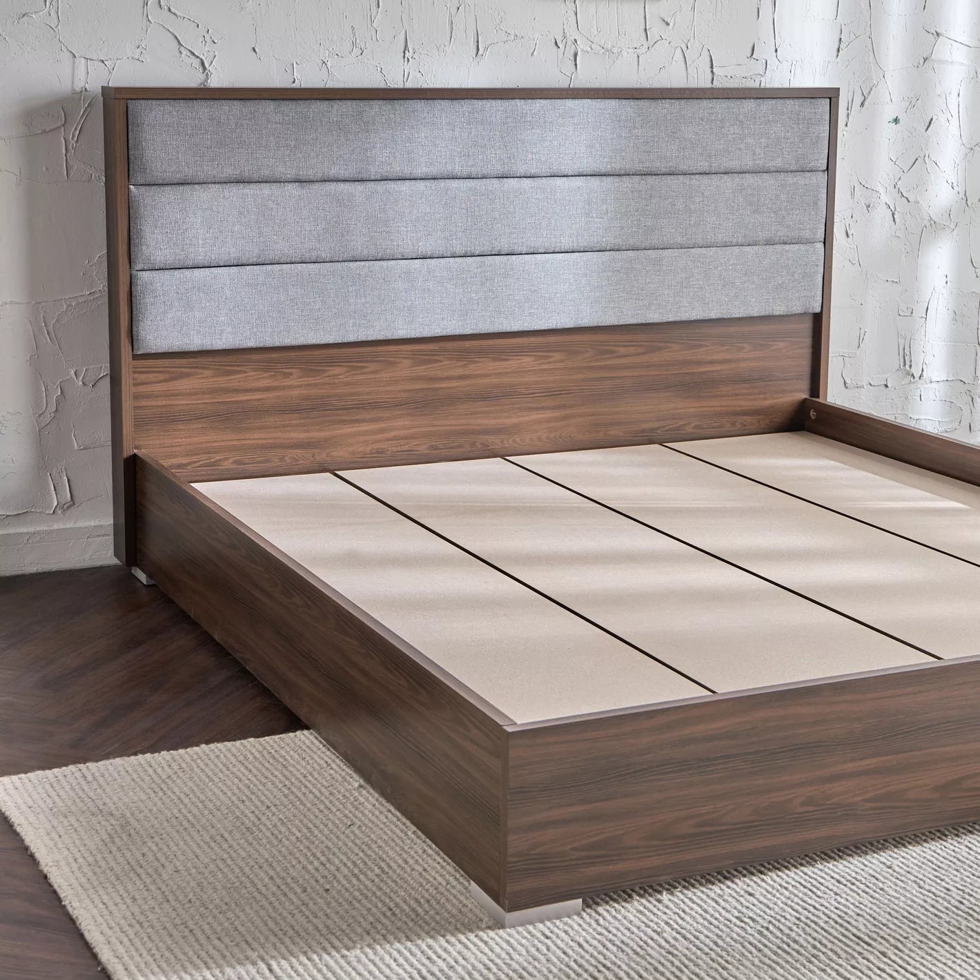 Italian Walnut 5-Piece King Bedroom Set - 180x200 cm