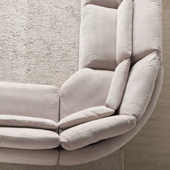 Generous Comfort: 5-Seater Fabric Right Corner Sofa