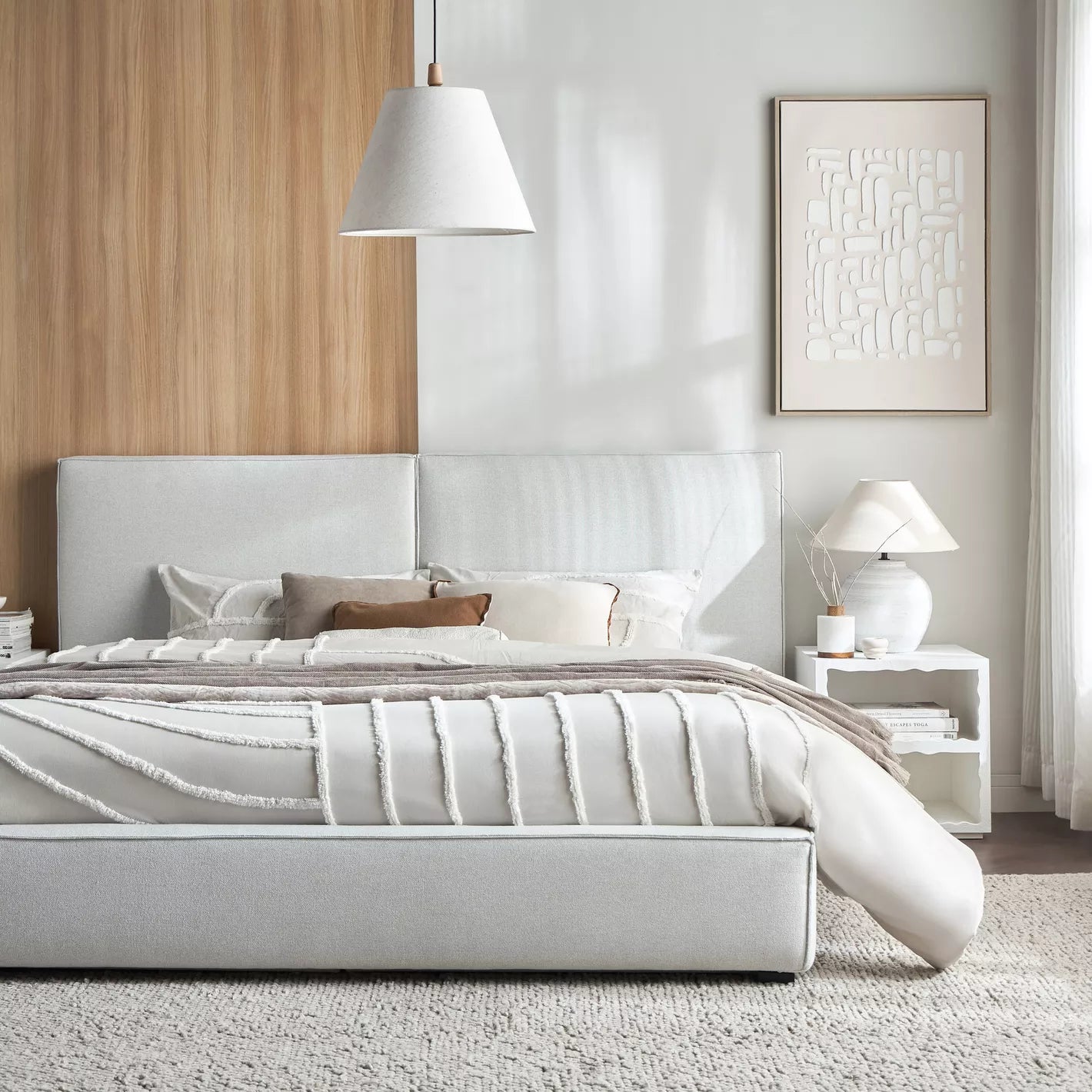 Experience Ultimate Comfort: Box Eclipse Super King Bed- 200x200 cm