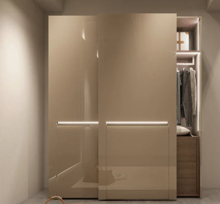 Sleek Lines: Lined Groove Wardrobes for Contemporary Elegance - Lamsatfurniturellc