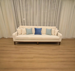 Gather in Style: Discover Our Spacious 4-Seater Solid Wood Sofa